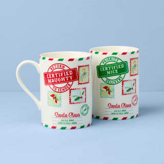 Lenox Holiday Naughty & Nice 2-Piece Mug Set, porcelain (view 2)