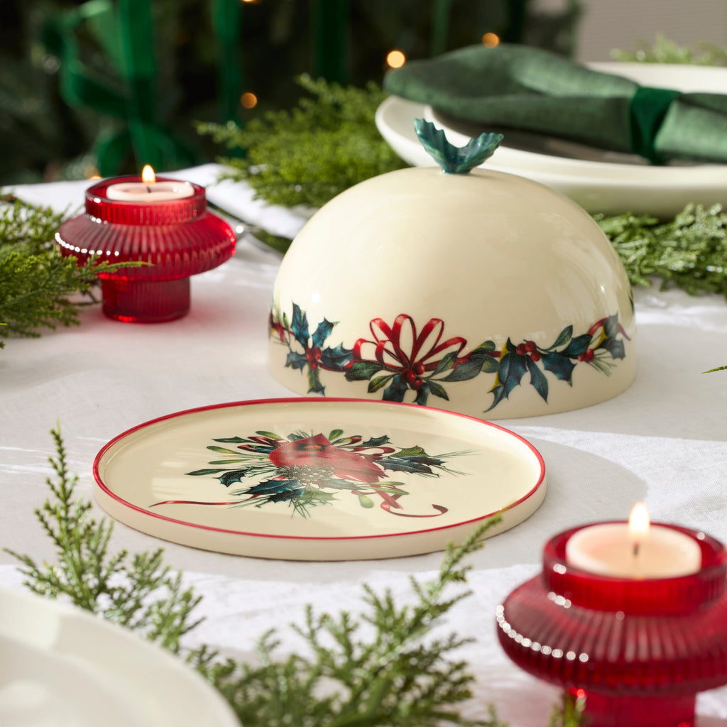 Lenox Winter Greetings Small Covered Dish, porcelain (view 3)