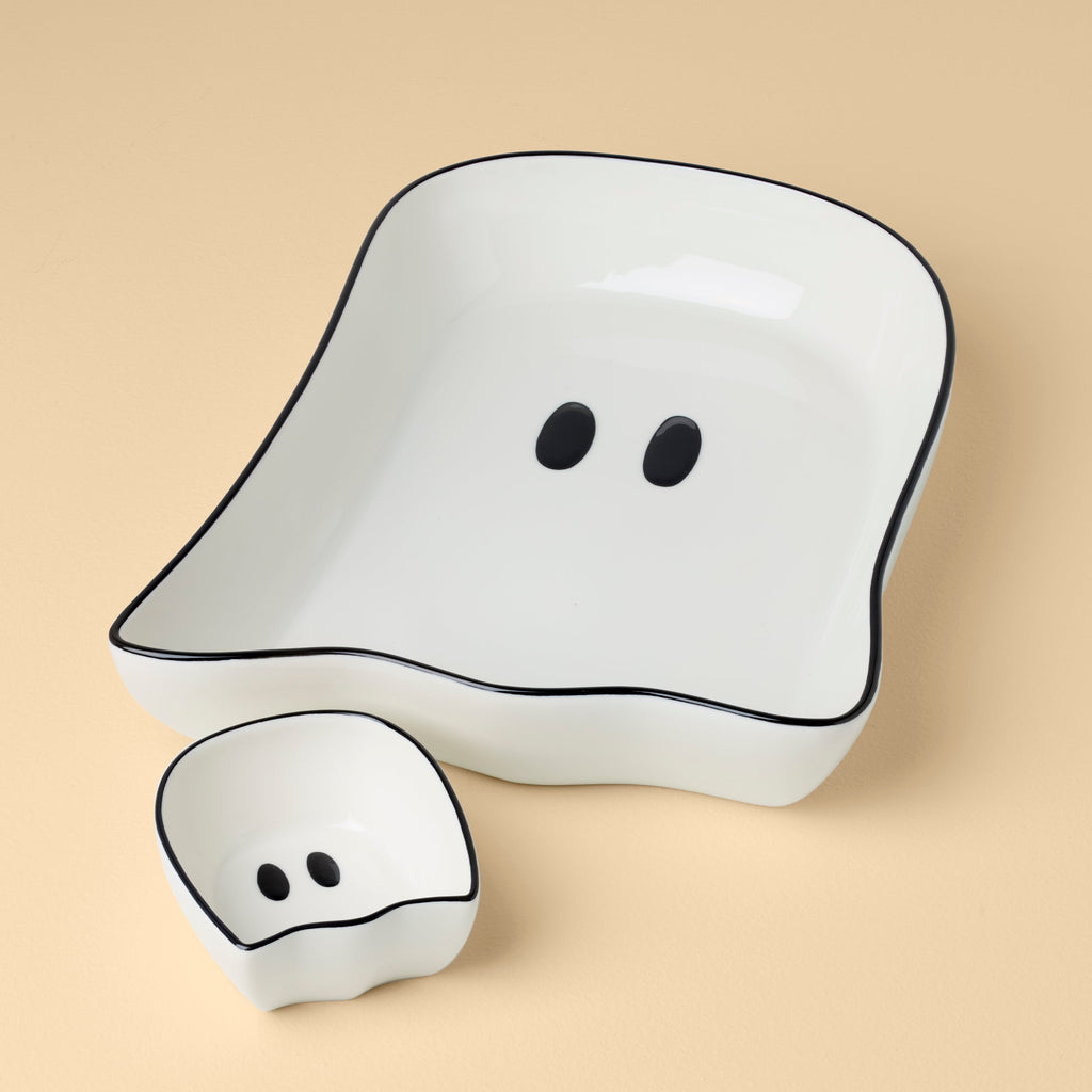 Lenox Ghost Chip and Dip Bowl, porcelain (view 2)