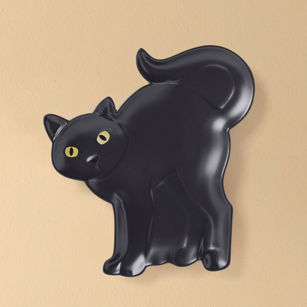 Lenox Halloween Cat Hors D'oeurves Tray, porcelain