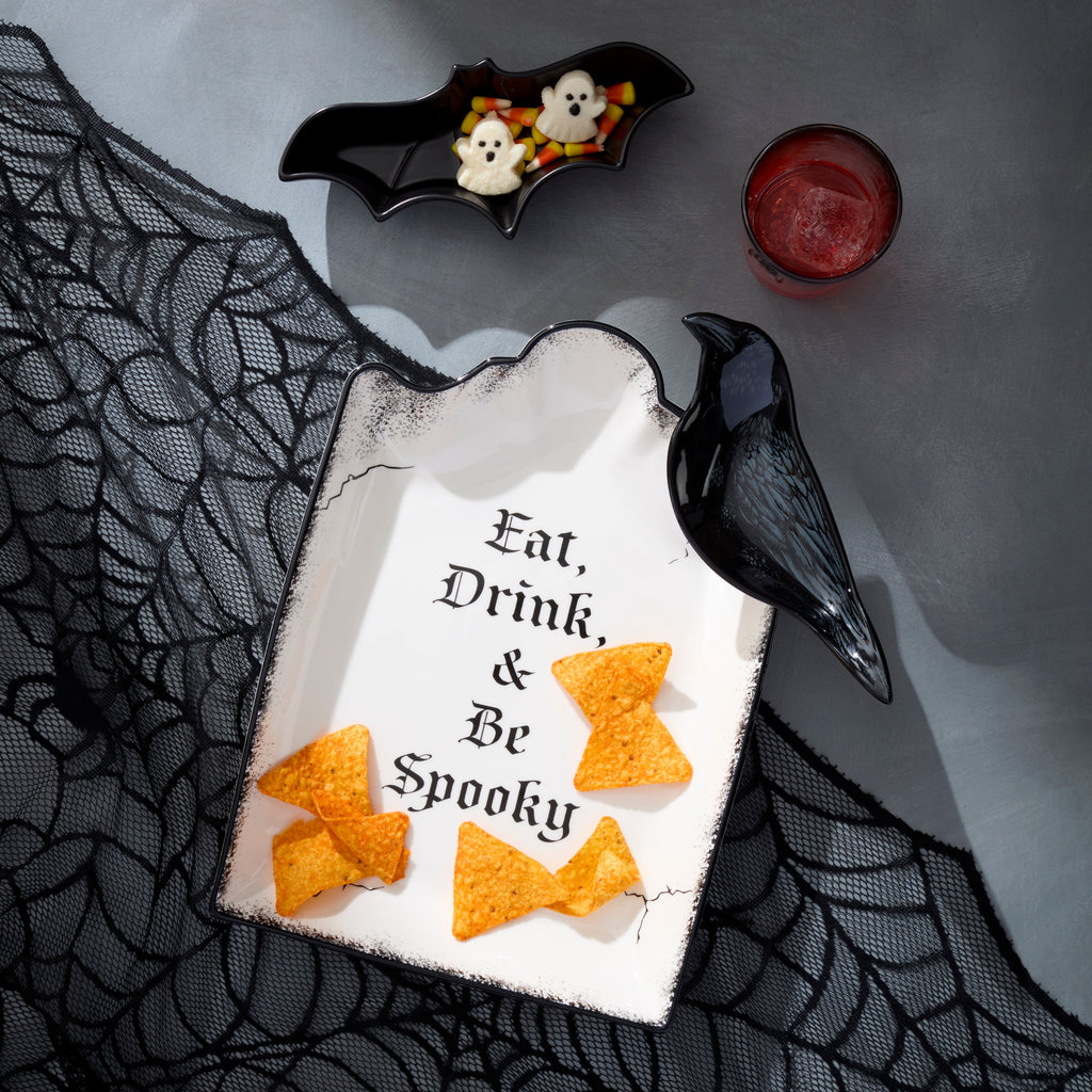 Lenox Vintage Halloween Chip & Dip 2 Piece Set, porcelain (view 3)