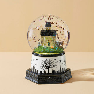 Lenox Haunted Village Lit Water Globe, porcelain/glass (view 5)