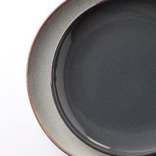 Oneida Organic Shades Gray 12 Piece Dinnerware Set, stoneware (view 12)