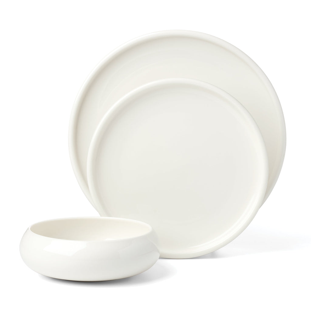 Oneida Quirk 12-Piece Dinnerware Set, porcelain (view 5)