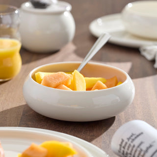 Oneida Quirk Pasta Bowls, Set of 4, porcelain (view 3)