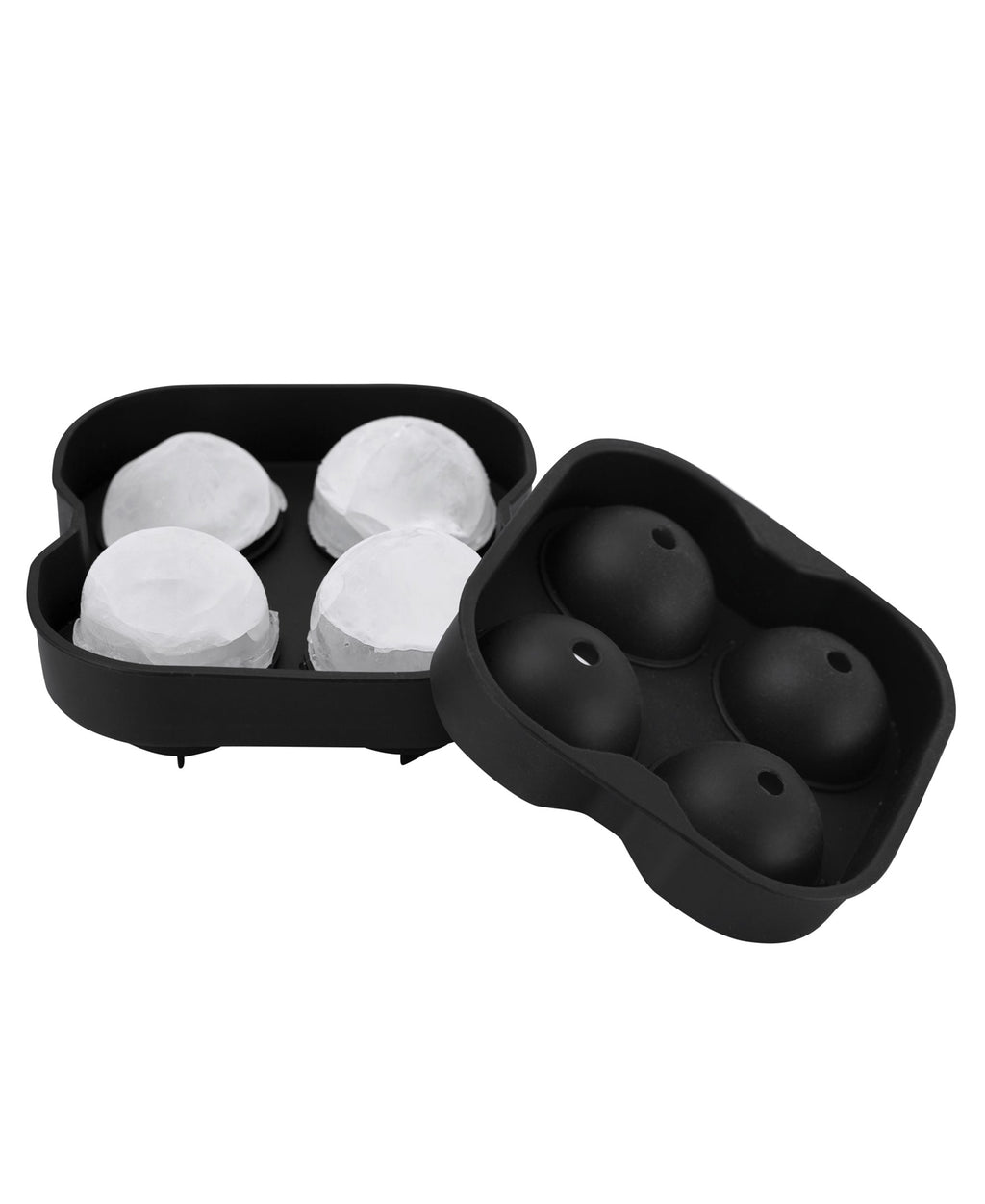 Cambridge Black Round Silicone XL Ice Mold, silicone