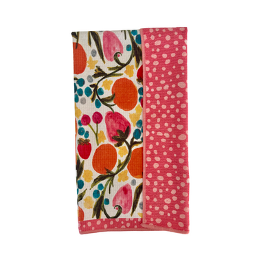 Tutti Frutti Double-Sided Art Tea Towel