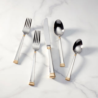 Lenox Eternal Gold 5-Piece Place Setting, 18/10 stainless steel