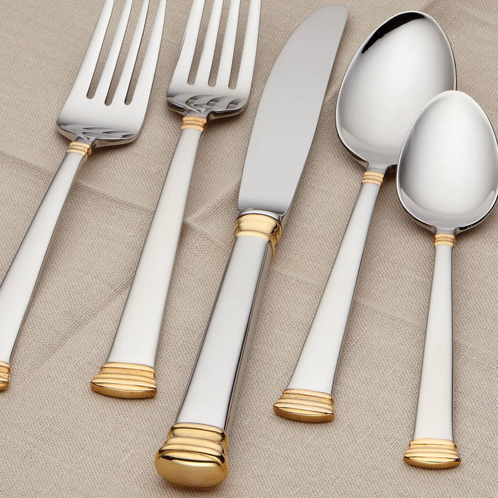 Lenox Eternal Gold 5-Piece Place Setting, 18/10 stainless steel (view 3)
