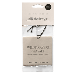 Wildflowers and Salt Hanging Air Freshener