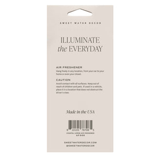 Coastal Lemon Hanging Air Freshener