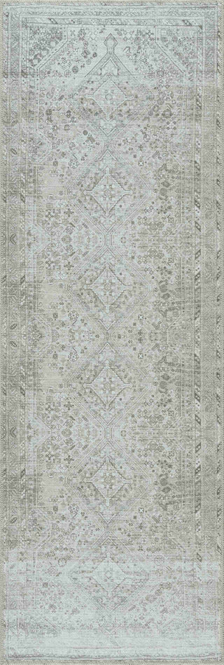 Barny Sage Flat Pile Washable Rug – Soft Modern Area Carpet for Home