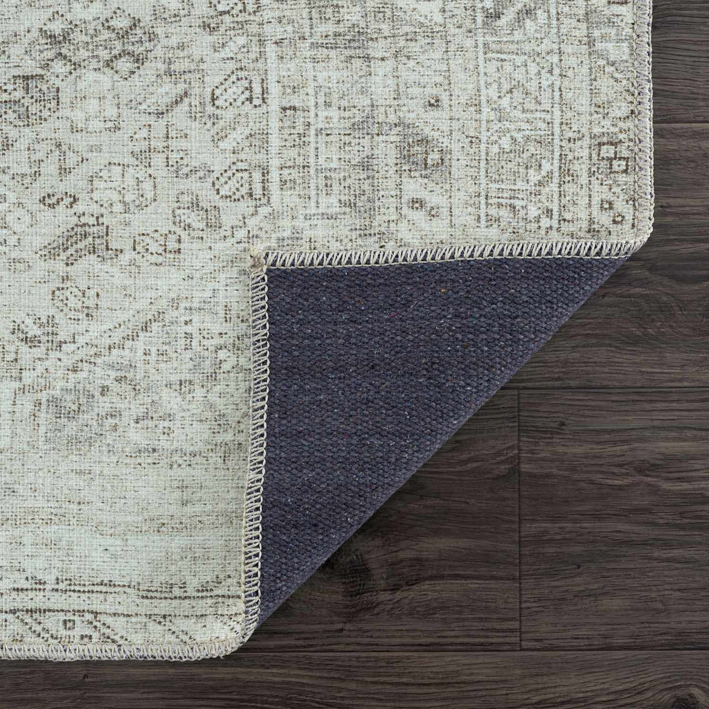 Barny Sage Flat Pile Washable Rug – Soft Modern Area Carpet for Home