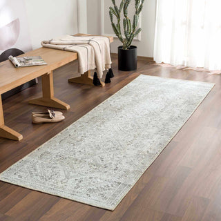 Barny Sage Flat Pile Washable Rug – Soft Modern Area Carpet for Home