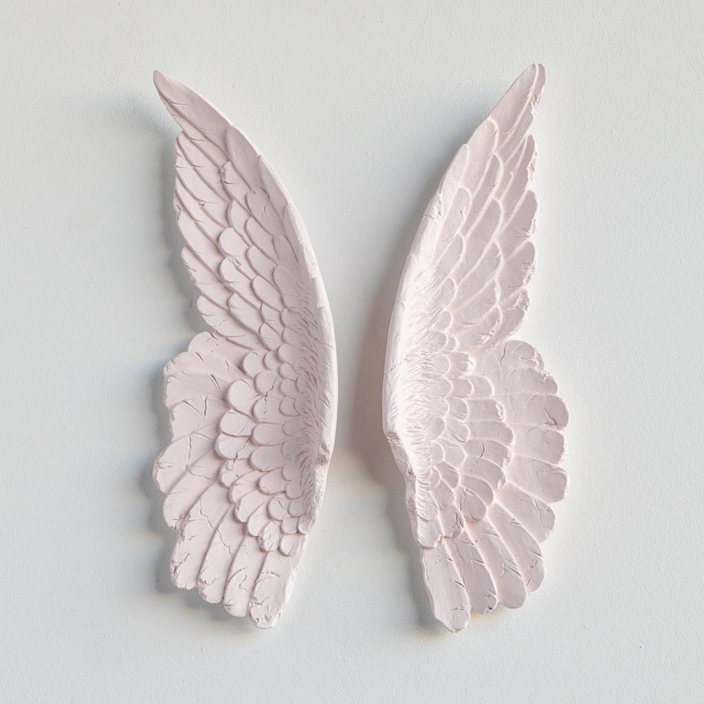 Sculpted Mini Angel Wings Wall Decor