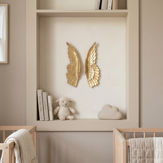 Sculpted Mini Angel Wings Wall Decor