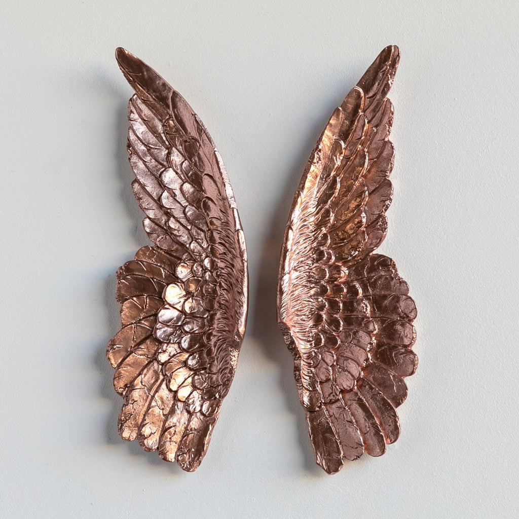 Sculpted Mini Angel Wings Wall Decor