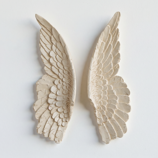 Sculpted Mini Angel Wings Wall Decor