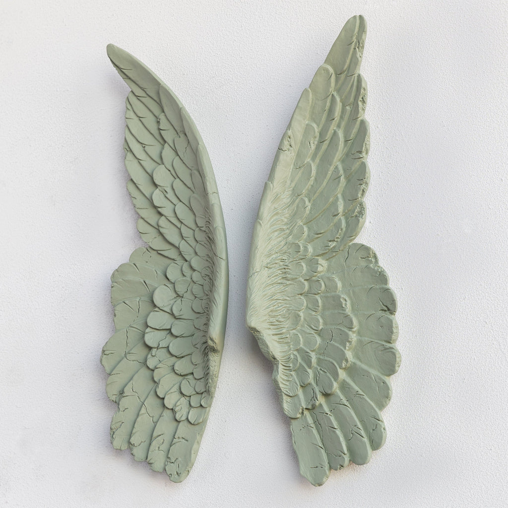 Sculpted Mini Angel Wings Wall Decor