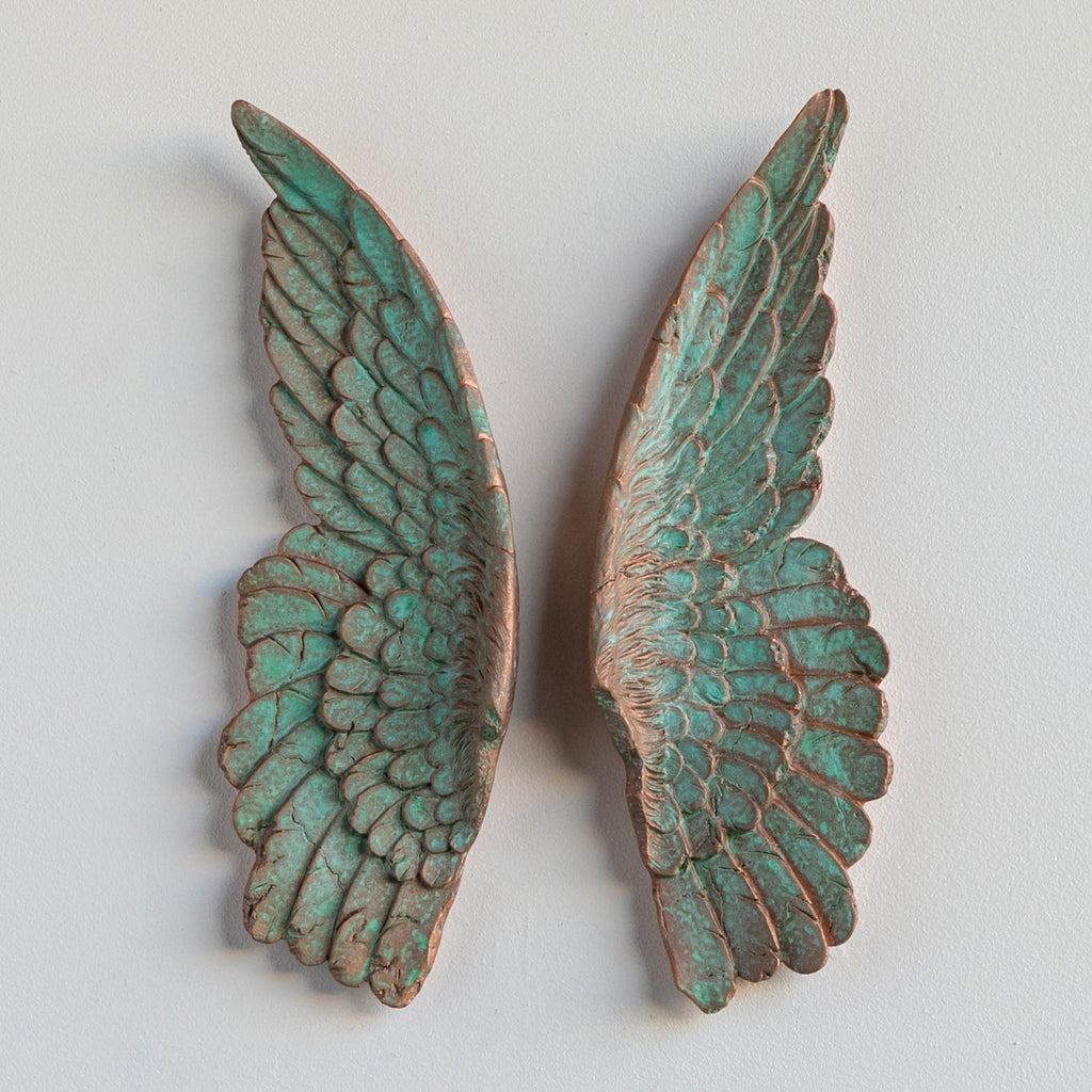 Sculpted Mini Angel Wings Wall Decor