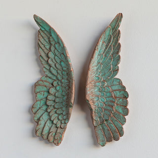Sculpted Mini Angel Wings Wall Decor
