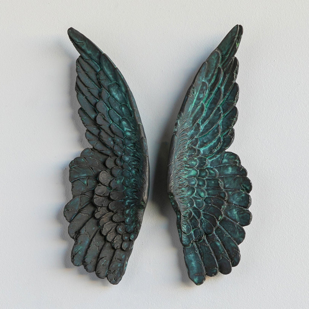 Sculpted Mini Angel Wings Wall Decor