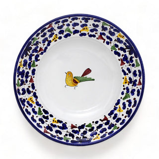 ARABESCO BLUE DERUTA: Pasta Soup Rimmed Plate