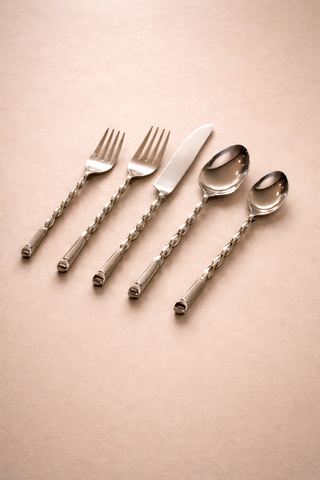 Ava Silverware Set of 20 – Stainless Steel Flatware for Four