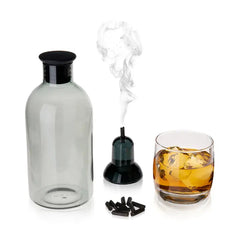 Alchemi™ 5-Piece Smoked Cocktail Kit with Glass Carafe & Reusable Pellets
