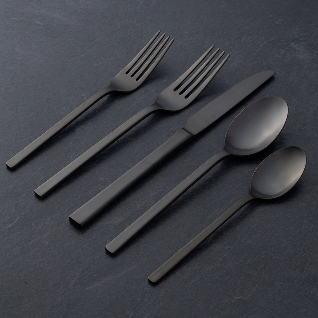 Oneida Allay Midnight 20-Piece Flatware Set, 18/0 stainless steel (view 2)