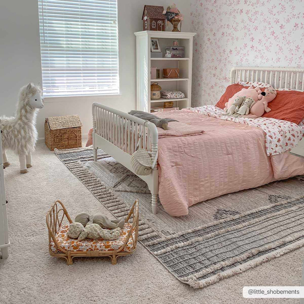 Amaga High Low Rustic Rug – Textured Modern Washable Area Carpet