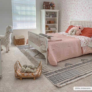 Amaga High Low Rustic Rug – Textured Modern Washable Area Carpet