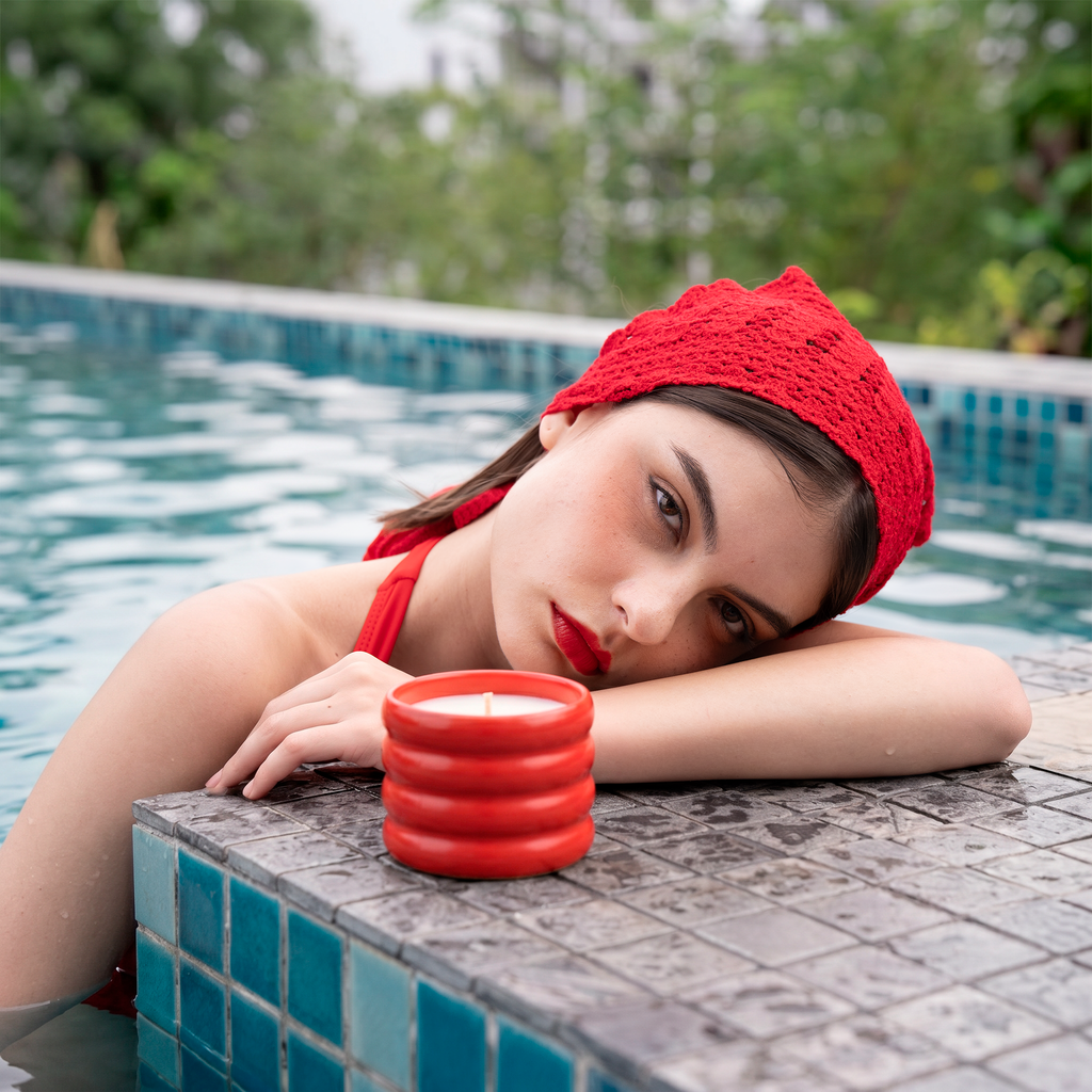 Vegan Soy Wax Candle in Reusable Ceramic Vessel