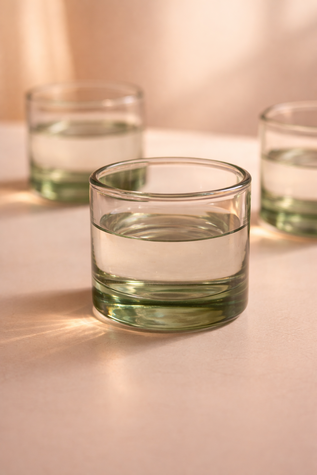 Ana Clear Recycled Glasses Set of 4