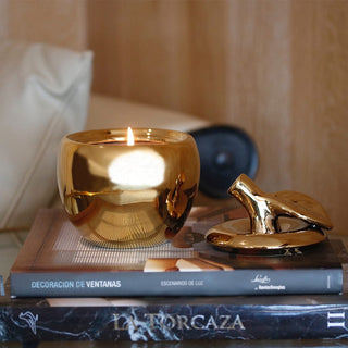 Gold Malus Apple Candle – Luxury Apple Fragrance Candle in Gold Finish
