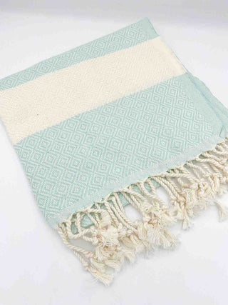 Diamond Hand Towel | Oversized Cotton Diamond Weave Towel