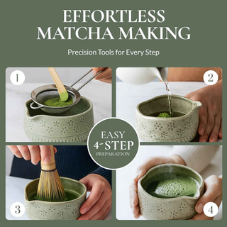 Strabella Matcha Whisk Set – Complete Bamboo & Ceramic Tea Set