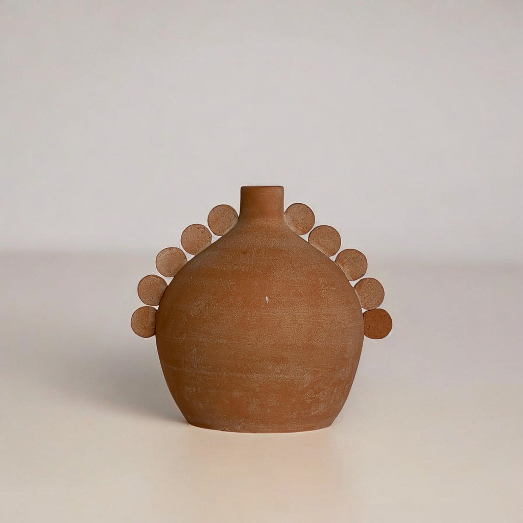 Petra Handcrafted Terracotta Decorative Vessel