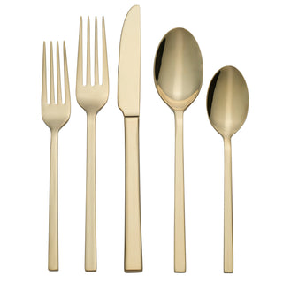 Oneida Allay Champagne 20-Piece Flatware Set, 18/0 stainless steel