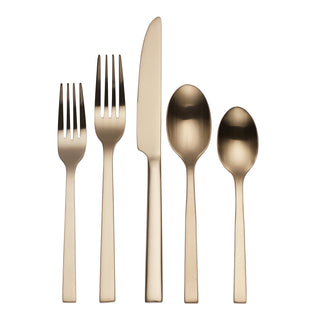 Oneida Chefs Table Champagne 20 Piece Flatware Set, 18/0 stainless steel