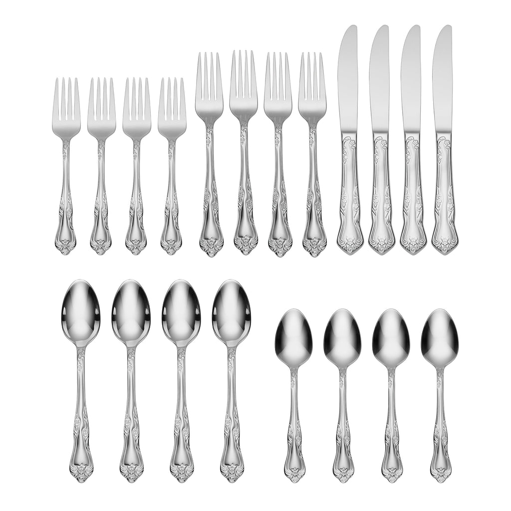 Oneida Azalea 20-Piece Flatware Set, 18/0 stainless steel (view 2)
