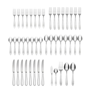 Oneida Mooncrest 45-Piece Flatware Set, 18/0 stainless steel (view 3)