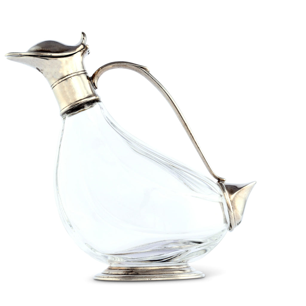 Duck Pewter Wine Decanter