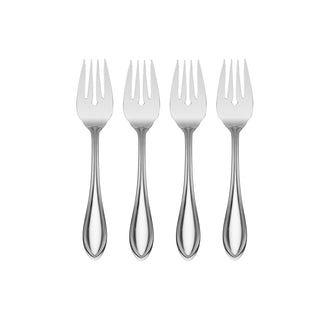 Oneida American Harmony Salad Forks, Set of 4, 18/0 stainless steel