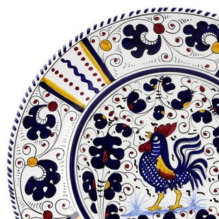 ORVIETO BLUE ROOSTER: Pre Pack Dinner Plate + Coupe Bowl + Mug