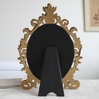 Ornate Gold Baroque Crown Photo Frame
