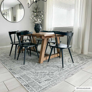 Barny Sage Flat Pile Washable Rug – Soft Modern Area Carpet for Home