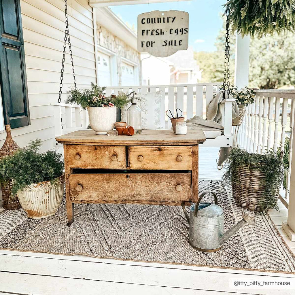 Beige Areli Area Rug – Soft Neutral Washable Living Room Carpet