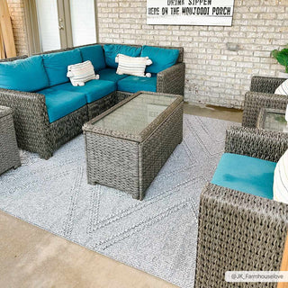 Beige Gray Areli Area Rug – Modern Neutral Washable Floor Carpet