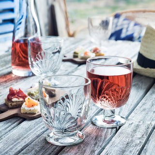Belle Île Stemmed Wine Glasses – Set of 6